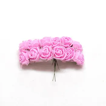 

144PCS/SET Artificial Foam Rose Head Flowers Lace Wedding Bridal Party Bouquet Table DIY Craft Wreath Garland Home Wedding