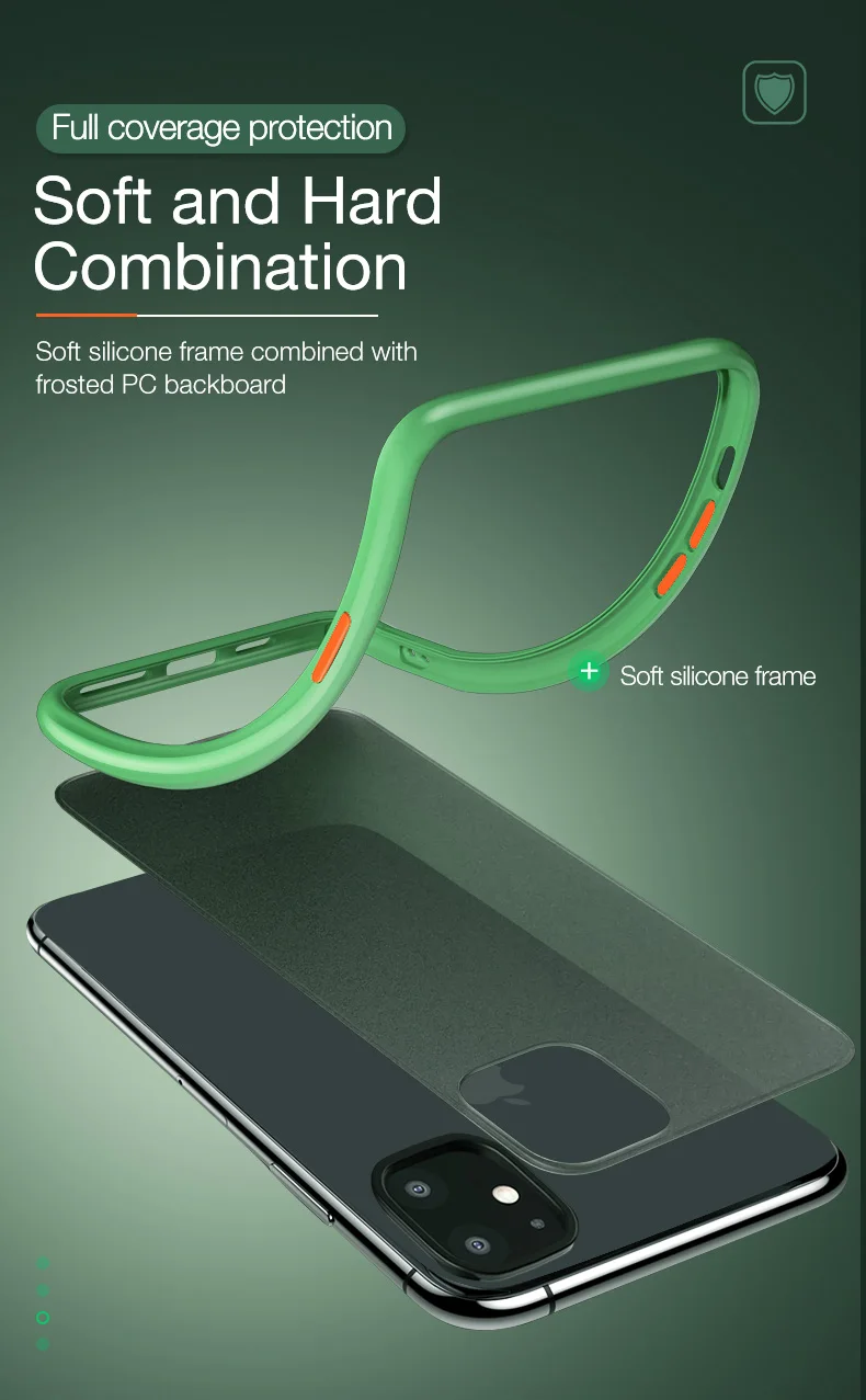 CAFELE чехол для телефона для iPhone 11 Pro Max мягкий TPU кромка с Жесткий чехол-накладка из ПК чехол Бизнес телефон чехол для нового iPhone 5,8/6,1/6,5