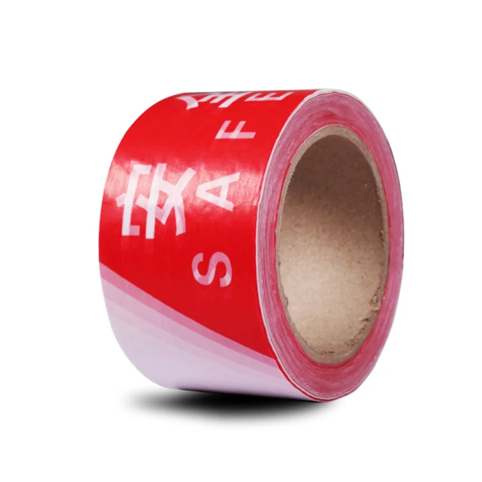 100m Disposable Safety Cordon Warning Strip Red White Runway Belt Caution Tape SP99