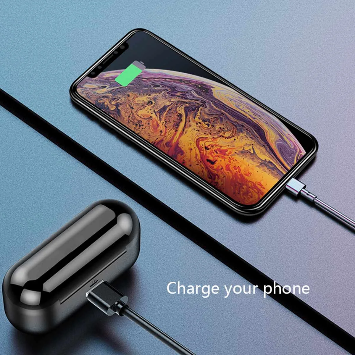 F9 bluetooth 5,0 TWS, беспроводные наушники, светодиодный дисплей, переносной, водонепроницаемый, стерео, спортивный, бинауральный, Earbus, с 2000 мАч, внешний аккумулятор