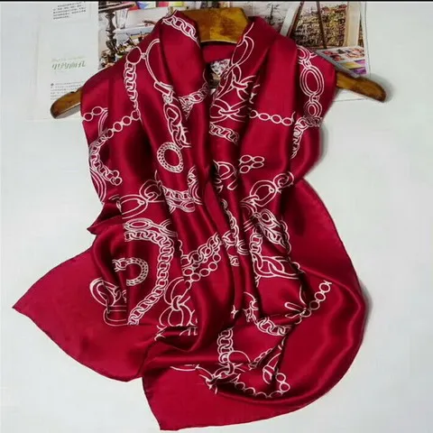 Женский шелк 110 см квадратный шарф шелковый атлас шаль обёрточная бумага купить 1 получить 1 Forbidden City Calendar FREE#4138 - Цвет: 38