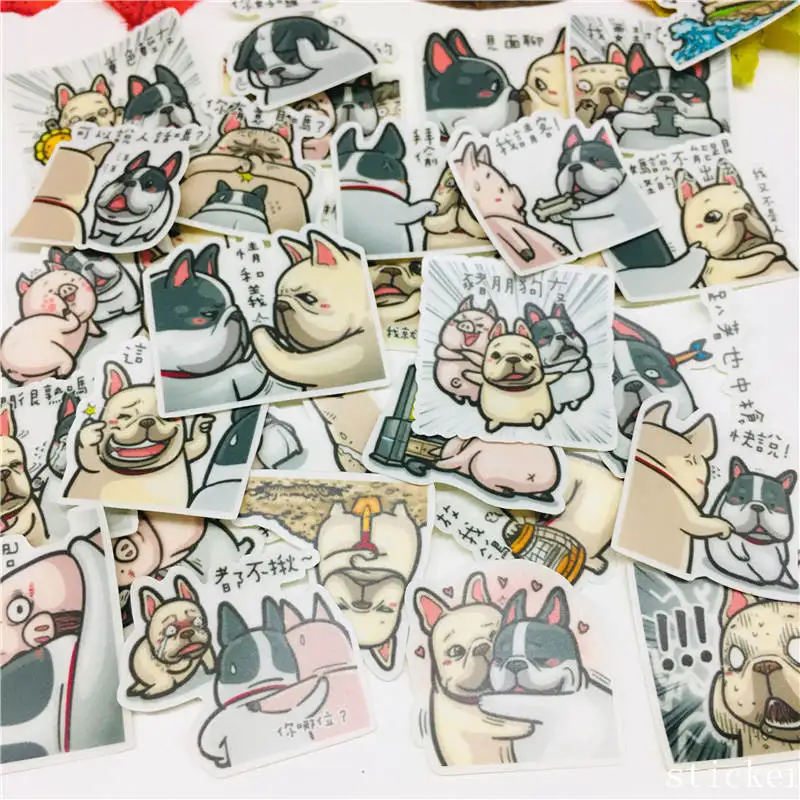 40 pcs Cartoon dog brother Sticker Anime Funny for Kid DIY Laptop Suitcase Skateboard Moto phone Car Toy Scrapbooking Stickers | Дом и сад