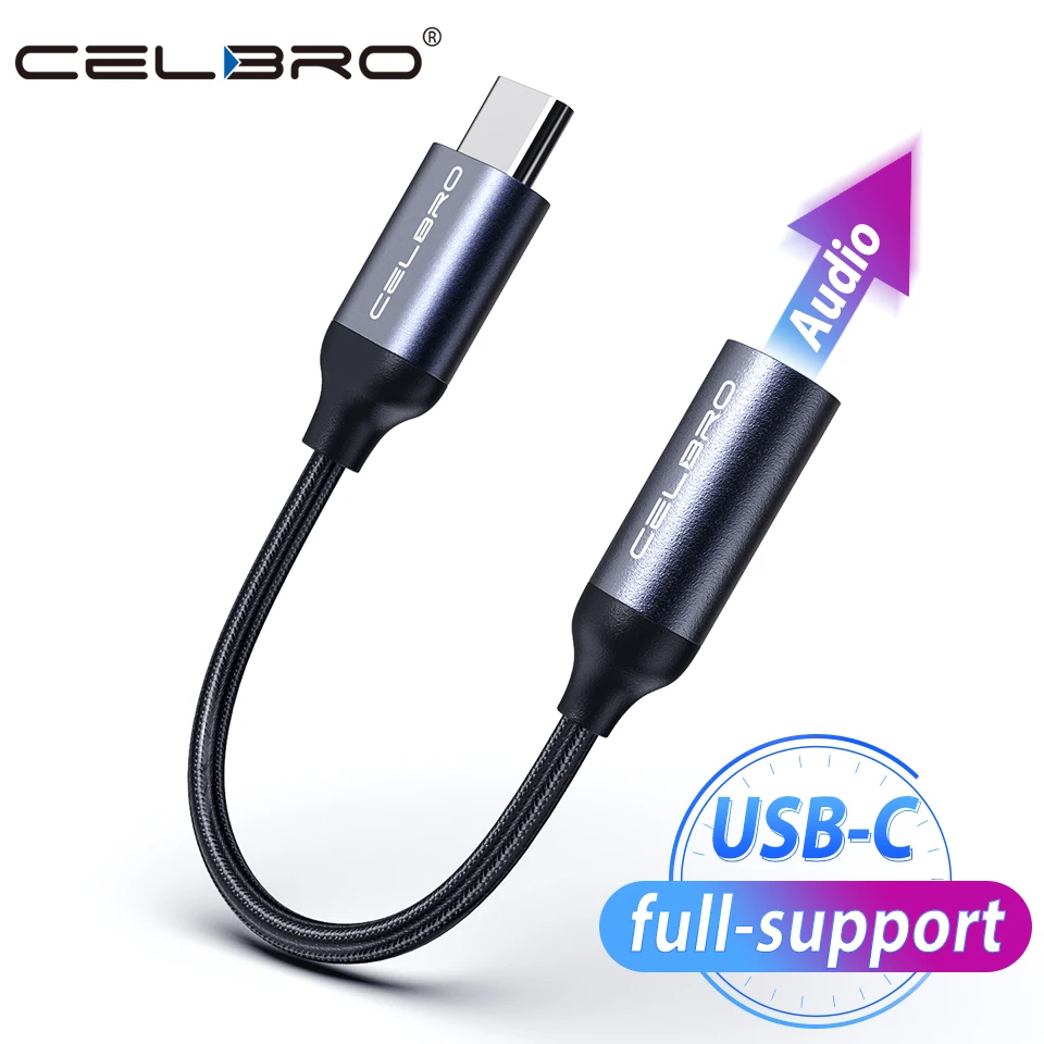 

USB Type C to 3.5mm Headphone Jack Aux Audio Cable Adapter for Oneplus 7 pro Xiaomi Mi 9 8 se Samsung Note 10 Tipo c USB Adapter