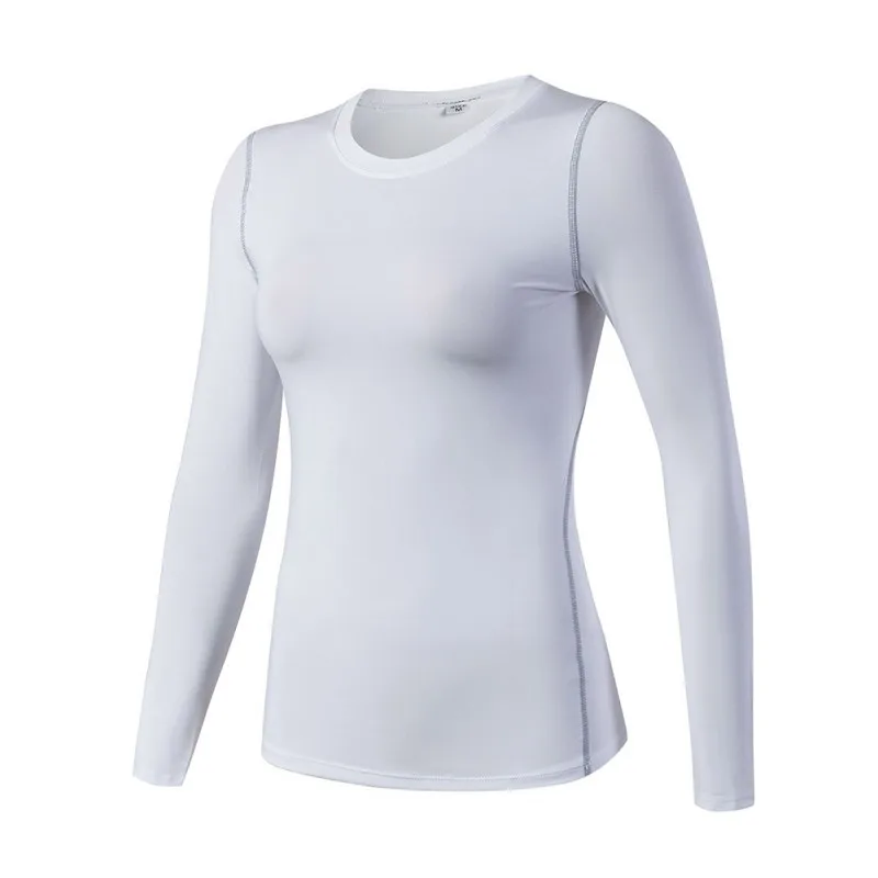 Women Gym Yoga Crop Tops Yoga Shirts Long Sleeve Workout Tops Fitness Running Sport T-Shirts Training Sportswear