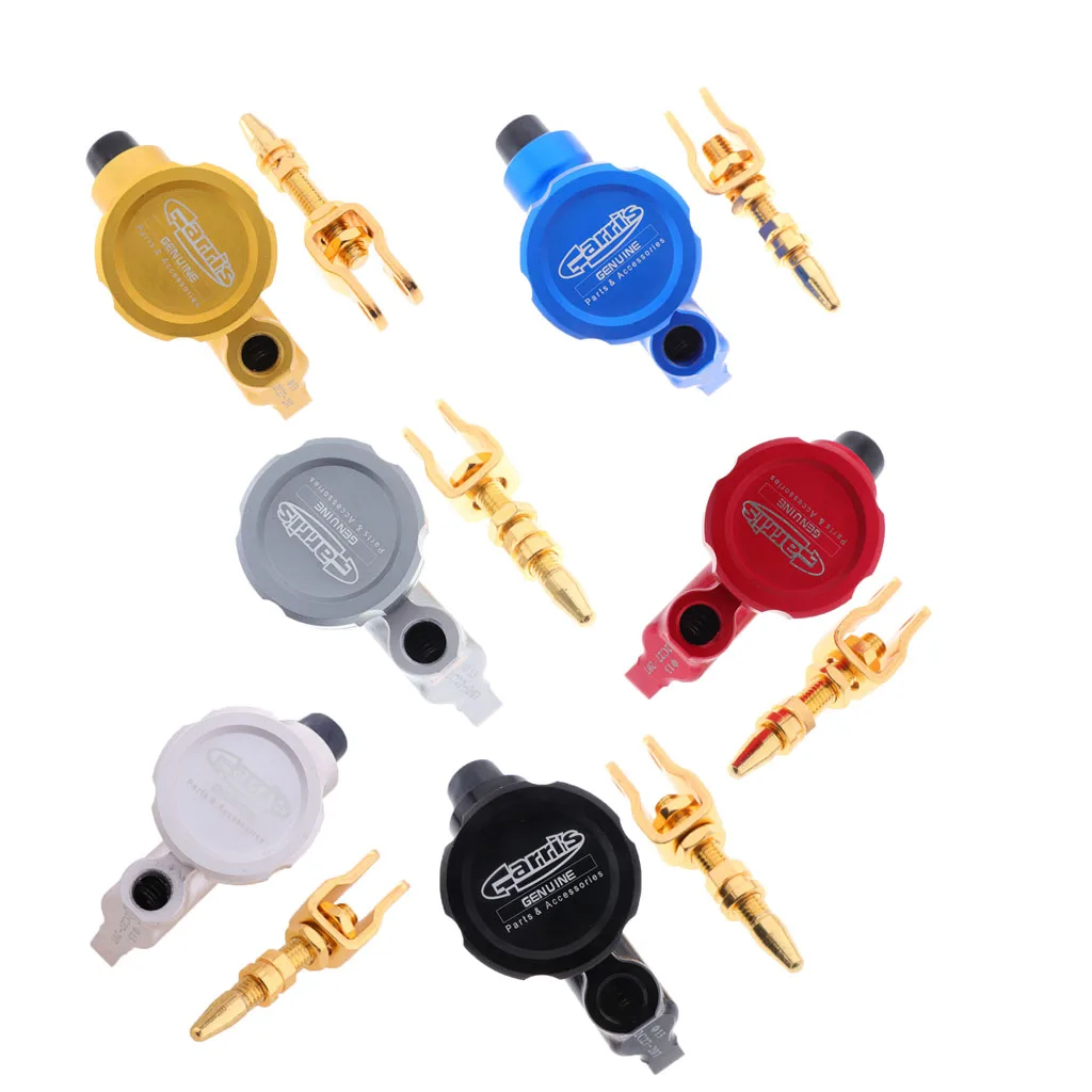 Universal CNC Aluminum Rear Brake Master Cylinder Pump Universal for Motorcycle Dirt Bike Quad Car