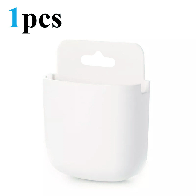 Mounted Organizer Air Conditioner TV Remote Control Storage Box Mobile Phone Plug Holder Multifunction USB Charging Stand