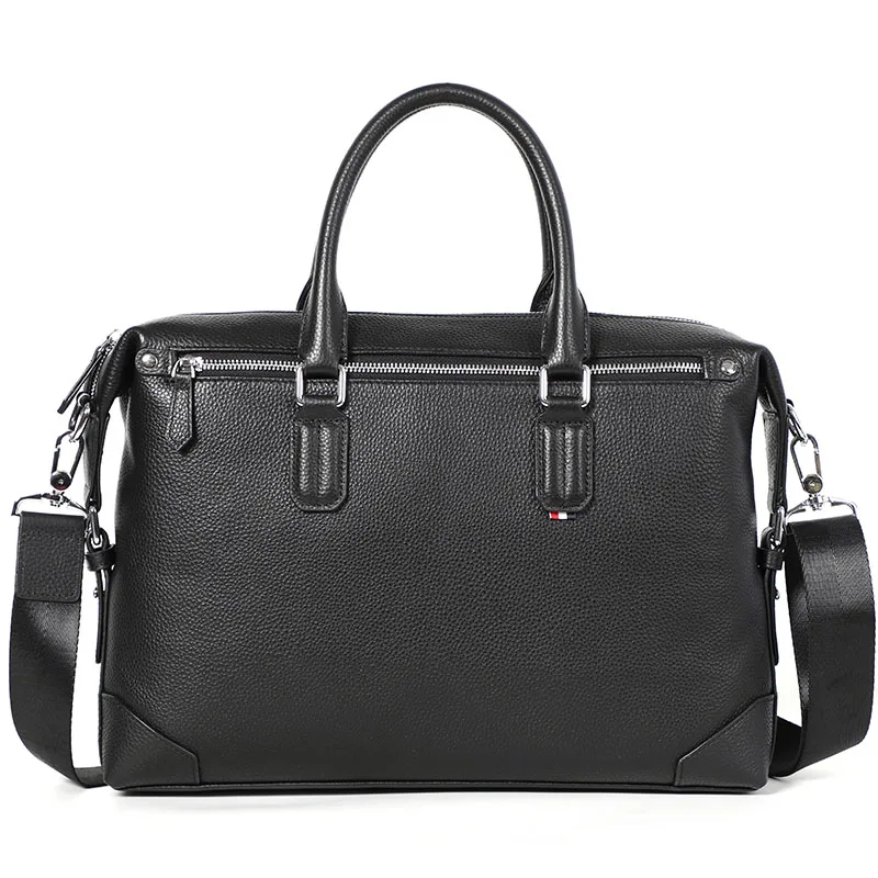 black 219 новые мужские сумки из натуральной кожи, дорожные сумки, повседневная сумка через плечо, мужская сумка для ноутбука, черный портфель, сумка для мужских сумок - Цвет: black