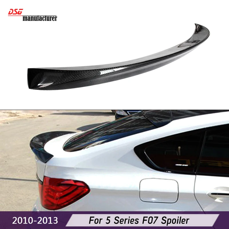 Carbon Fiber Trunk Wing Spoiler for BMW 5 Series F07 Gran Turismo Fastback Rear Bumper Tuning 2010-2013