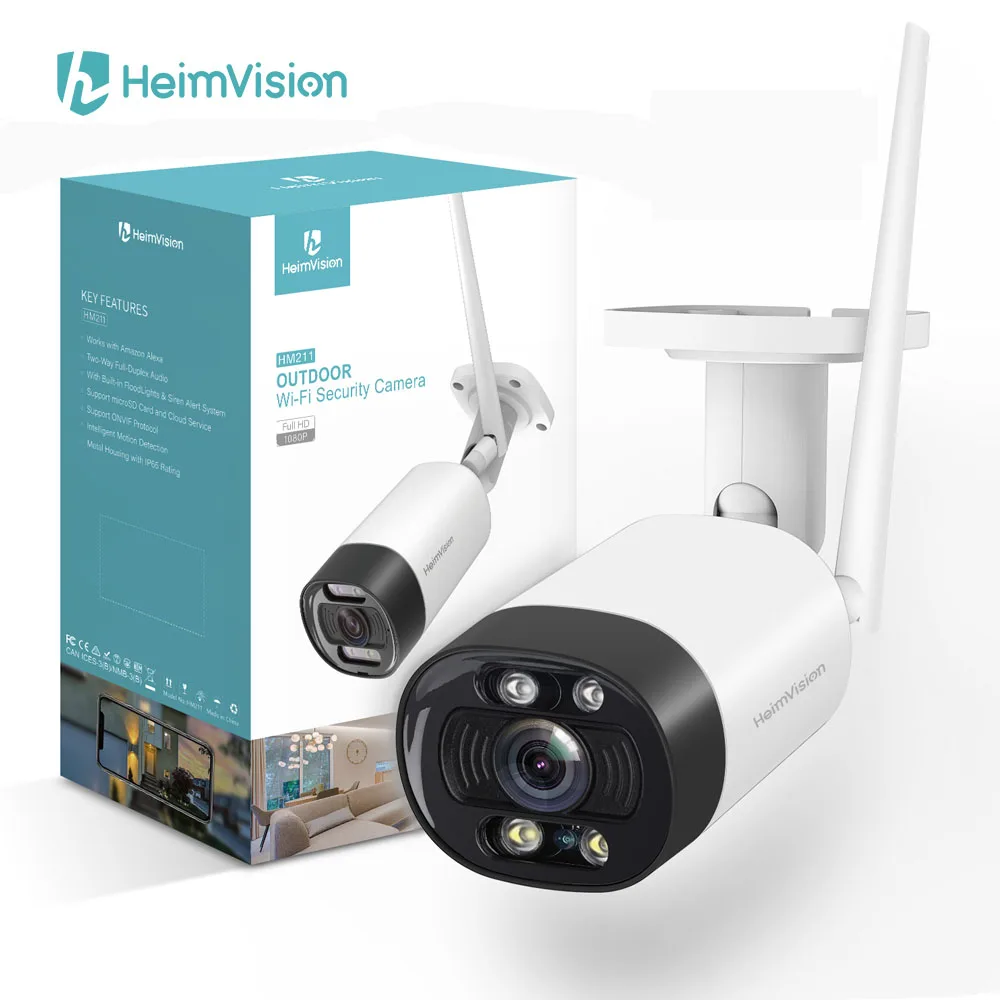 

HeimVision HM211 Wifi IP Camera 1080P Waterproof Outdoor Video Surveillance Home /Office Smart Motion Detection Security Camera