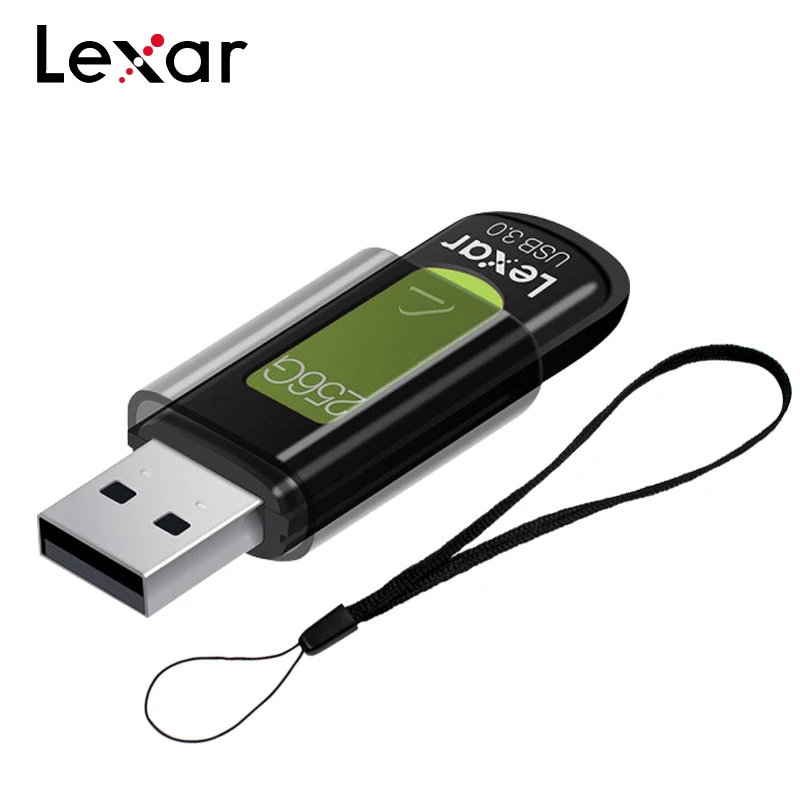 Новейшая модель; Lexar Jumpdrive флеш-накопитель USB3.0 256 ГБ 128 Гб 64 Гб оперативной памяти, 32 Гб встроенной памяти, зеленый флешки Max 150 МБ/с. флеш-накопитель u-диск с шнурки