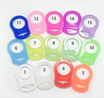 

1000pcs Environment-friendly pacifier ring pacifier ring buckle pacifier chain silicone accessories