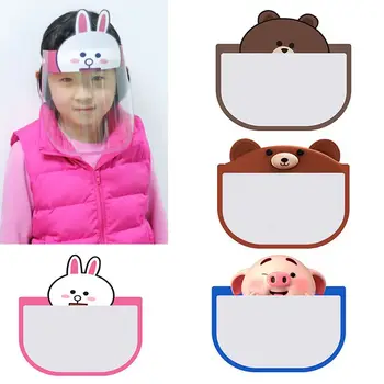 

Children Kids Safety Full Double Sided Anti-Fog Clear Anti Splash Dust-Proof Protective Isolation Visor Guard