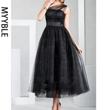 

2020 MYYBLE Mother of the Bride Dresses A-Line One Shoulder Ankle Length Chiffon with Sashes / Ribbons Sleeveless