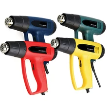 2000 Вт Электронная интеллектуальная регулировка температуры пистолет горячего воздуха, промышленная пленка для выпечки цифровой дисплей пистолет, линия воздуходувки пистолет