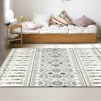 

Geometric Lines Bohemian Ethnic Style Homestay Living Room Bedroom Bedside Carpet Floor Mats