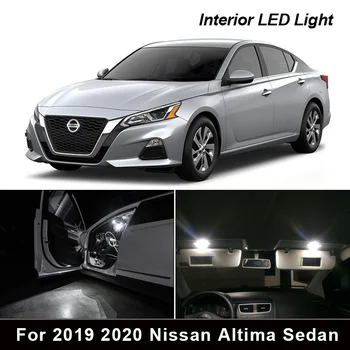 

11X Ice Blue For 2019 2020 Nissan Altima Sedan Interior License Plate LED Lights Map Trunk door License Plate Light