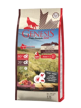 

Genesis pure Canada Broad Meadow D/dogs beef/goat/boar-2,268 kg x 1 pc