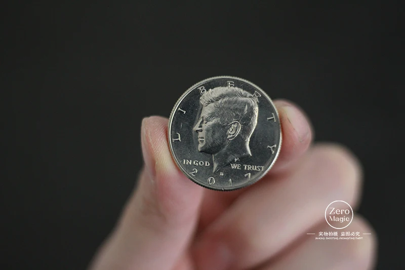 1 шт. волшебные фокусы для монет в долларах стиль копирования настоящая монета