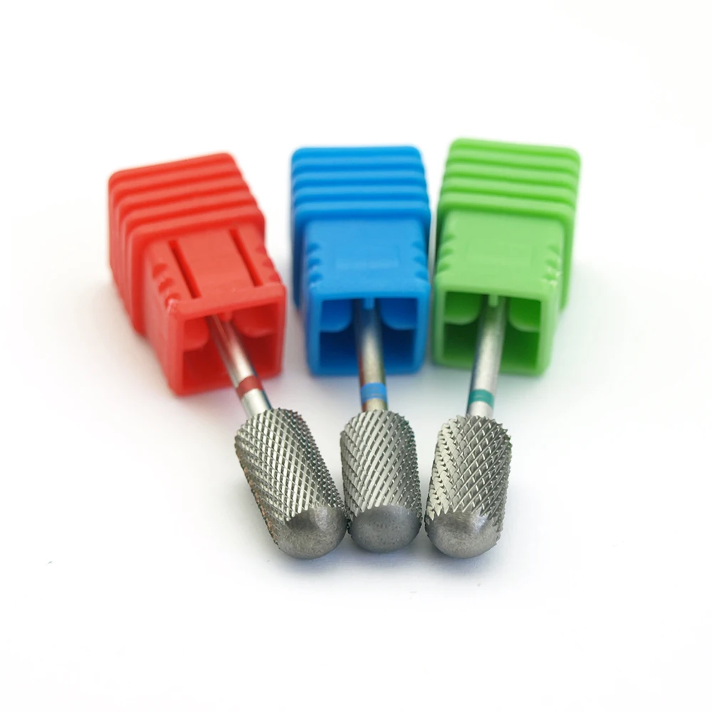 3Grits Nozzle Nail Drill Bits File Nail Electric Drill Machine Manicure Pedicure Drills Accessory Acrylic Tools Smooth head nail art tools nail drill bit nail drill bits nail drill nail manicure tools nail drill set nail manicure accessories nail drill kit