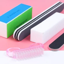 5 шт блок буфера для ногтей Шлифовальная Пилка щетка для ногтей инструмент для маникюра Полировочная пилка для нейл-арта аксессуары для педикюра LY1044