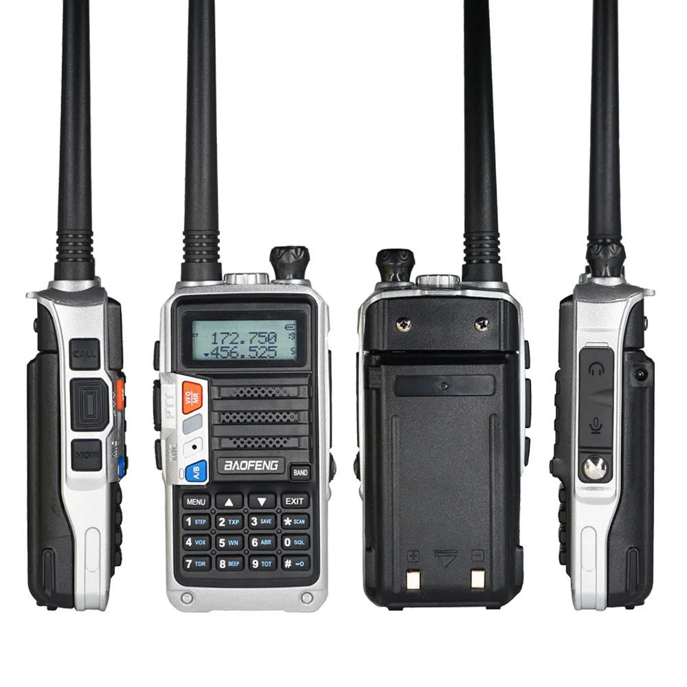 Высокая мощность 8 Вт Baofeng UV 5R Pro Walkie Talkie 10 км двухстороннее радио UV5r портативный