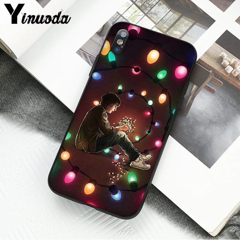 Yinuoda странные вещи Рождественские огни чехол для телефона оболочка для iPhone11 8 7 6 6S Plus 5 5S SE XR X XS MAX 11pro max Coque Shell