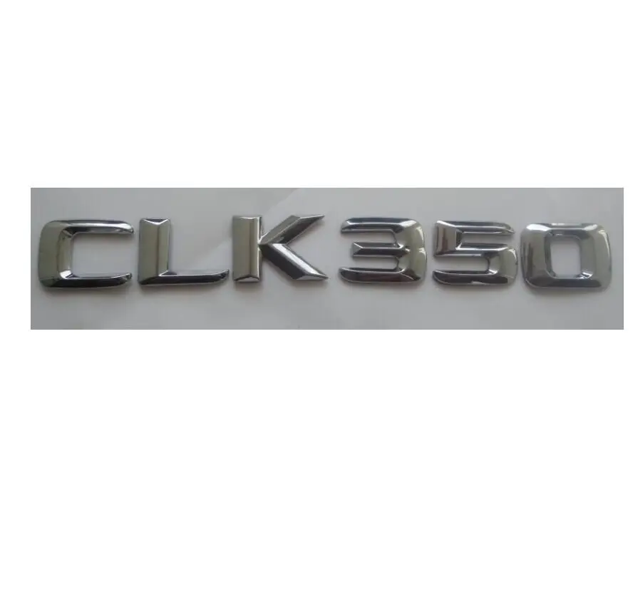 Хромированные Значки для багажника с цифрами и 3D буквами CLK 350 эмблемы Mercedes CLK350 |