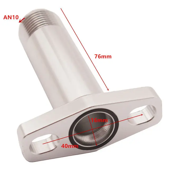 Adaptador AN10 A M18x1.5 Mm Para Retorno De Aceite De Turbo - Conexión Sin Soldadura Para Cárter