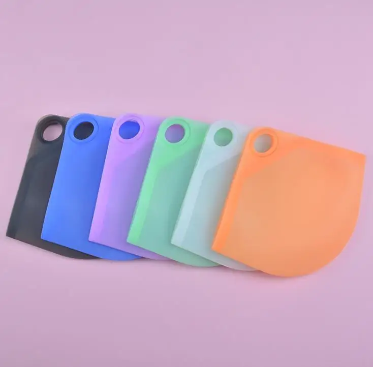 

100 шт./лот переносные силиконовые Органайзеры для маски для лица Пылезащитная и влагостойкая Крышка держатель чехол для хранения изолированная сумка SN221