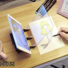 Новейший светодиодный волоконно-оптический отражающий трассирующий лист для копирования аниме рисование, искусство, художество инструмент для рисования затемнение кронштейн держатель