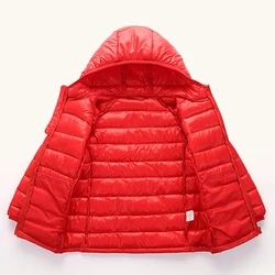 Girls Baby's Kids Down Jacket Coat 2021 Cool Light Warm Plus Thicken Winter Autumn Cotton&nbsp;Outerwear Zipper Children's Clothing