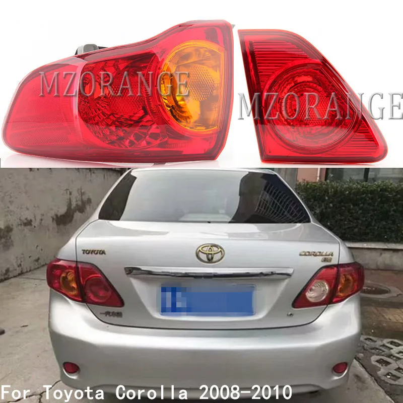 MZORANGE 1 шт. водонепроницаемые автомобильные задние фонари для Toyota Corolla 2007-2010 задние тормозные лампы внешняя внутренняя левая/правая пассажирская сторона