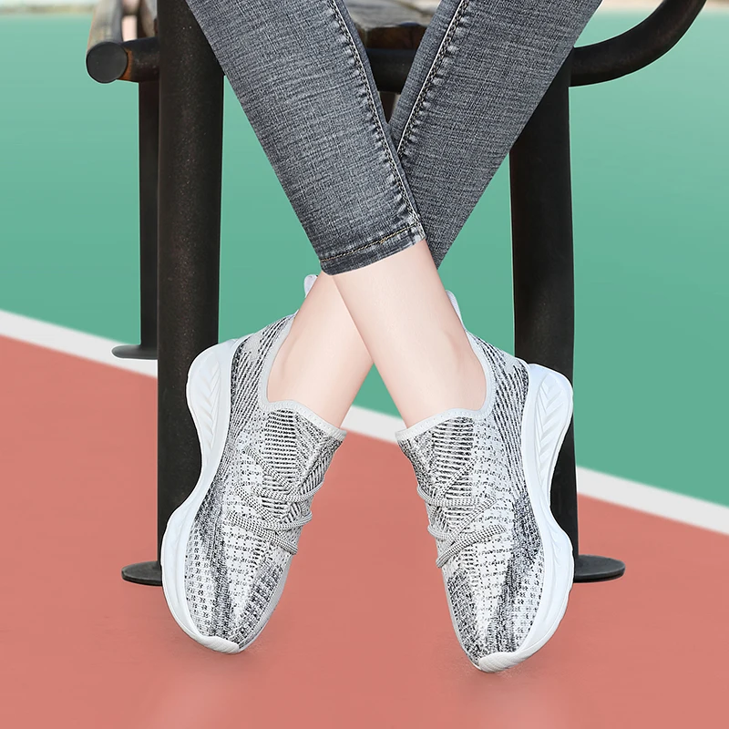 Women's Vulcanize Sneakers Shoes Canvas Breathable Women Shoes Wedges Platform Shoes Ladies Casual Shoes Women EA0008