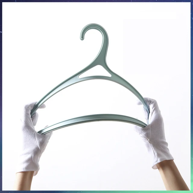 10Db/Csomagolás Műanyag Fogasok Antiskid Nem Jelöléssel Ellátott Szárító Ruhák Felnőtt És Gyermekek Tároló Ruhadarabok Számára - Image 4