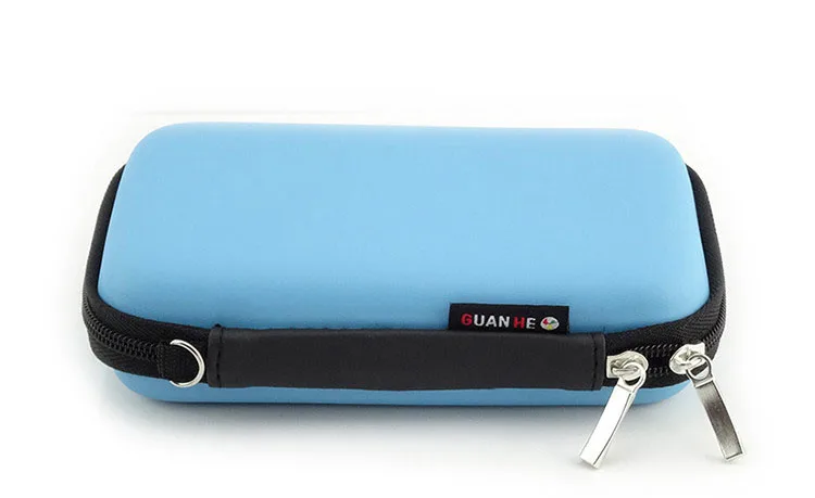 blue Модная дорожная цифровая сумка для хранения данных USB кабель Сортировка зарядное устройство сумка для наушников Чехол сумка для наушников жесткий флэш-накопитель - Цвет: blue
