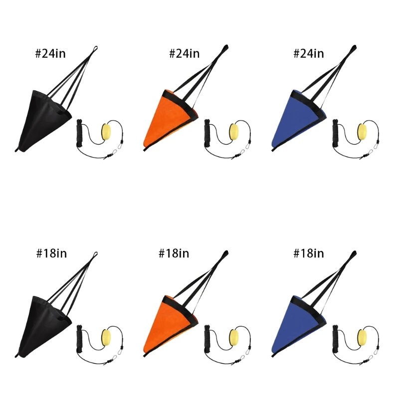 

Kayak Drift Anchor Tow Rope Throw Line Float Sea Anchor Drogue for Marine Boat