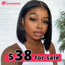 

Bob Wig 13x5x2 T Part Lace Front Human Hair Wig Short Bob Lace Front Wig Bone Straight Cheap Human Hair Wigs For Black Women
