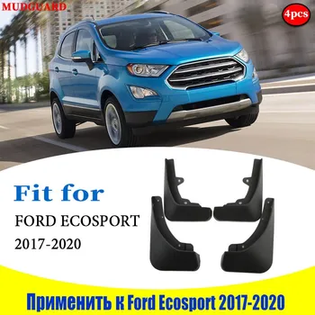 

2017-2020 Mudflaps Front Rear 4pcs FOR Ford Ecosport Mudguards Fender Mud Flap Guard Splash Mudguard car accessories auto