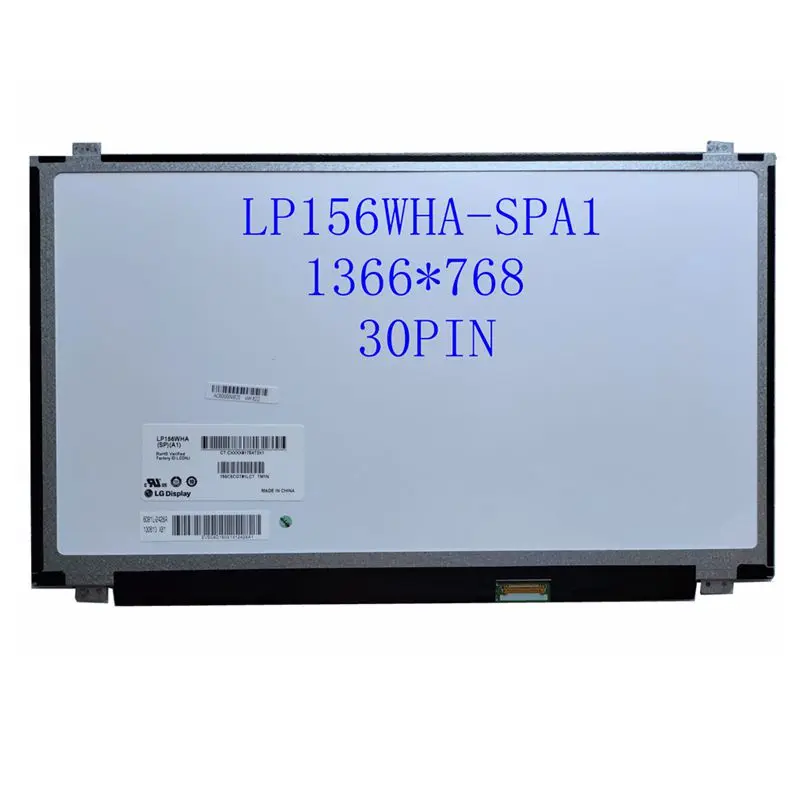 15.6'' IPS Laptop LCD Screen Display 1366*768 EDP 30 pins LP156WHA -SPA1 LP156WHA-SPA2 | Компьютеры и офис