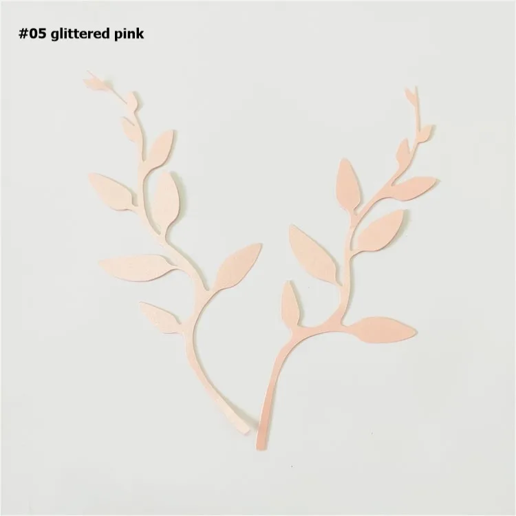 Искусственные цветы лист Fleurs Artificielles фон совпадающие листья гигантские бумажные листья Свадебная вечеринка Декор Детская гирлянда для душа - Цвет: No 5