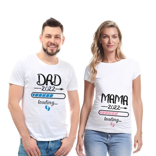 Arthur Conan Doyle libertad Cesta Camiseta de maternidad con estampado de papá + mamá + bebé para pareja,  camisa de anuncio de embarazo, ropa para pareja embarazada, novedad de 2022  _ - AliExpress Mobile