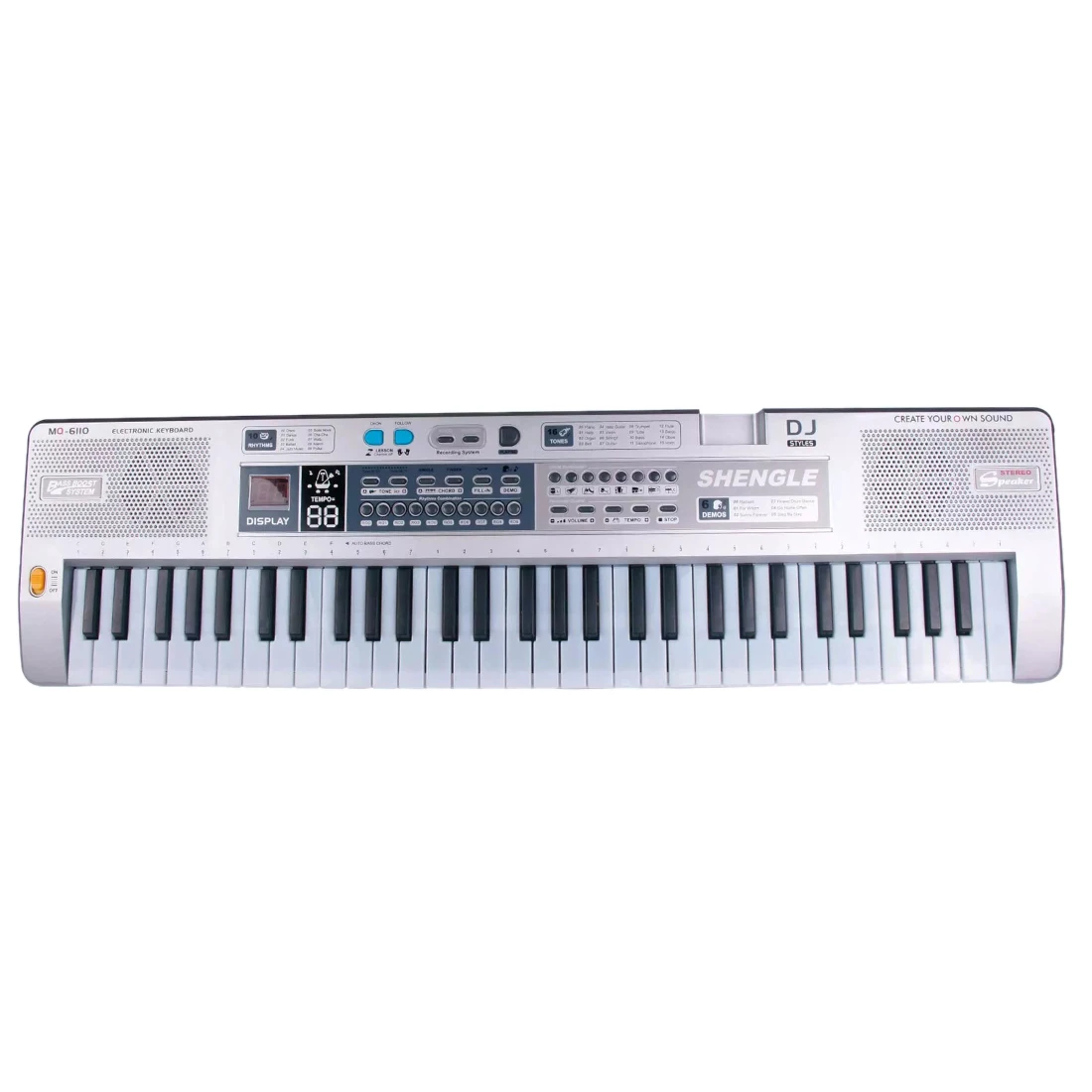 

Beginner 61 Key Electronic Keyboard Piano with Microphone Early Education Puzzle Musical Toy for Children - Type 6110