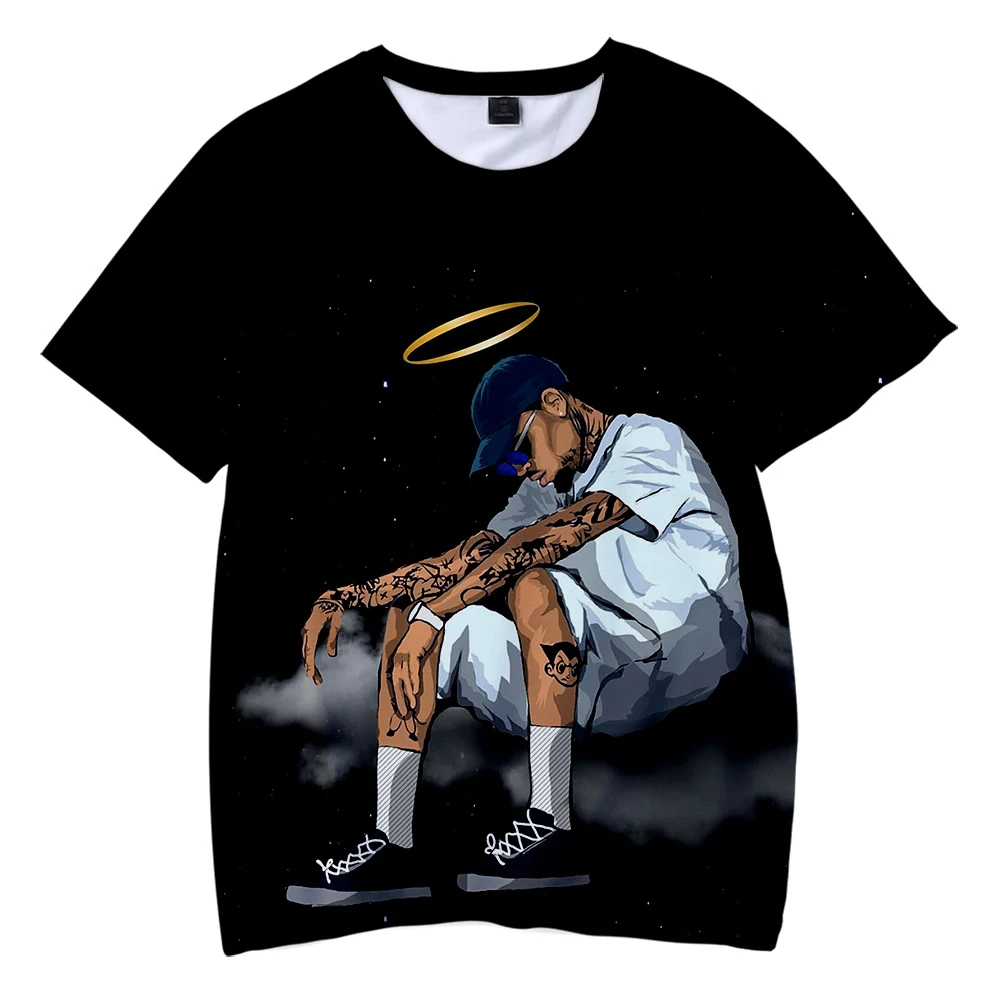 

Летняя 3D футболка с коротким рукавом для мужчин/женщин/детей с круглым вырезом