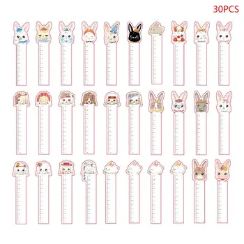 

30pcs Cute Rabbit Bookmarks Paper Page Notes Label Message Card Book Marker School Supplies Stationery Q6PA