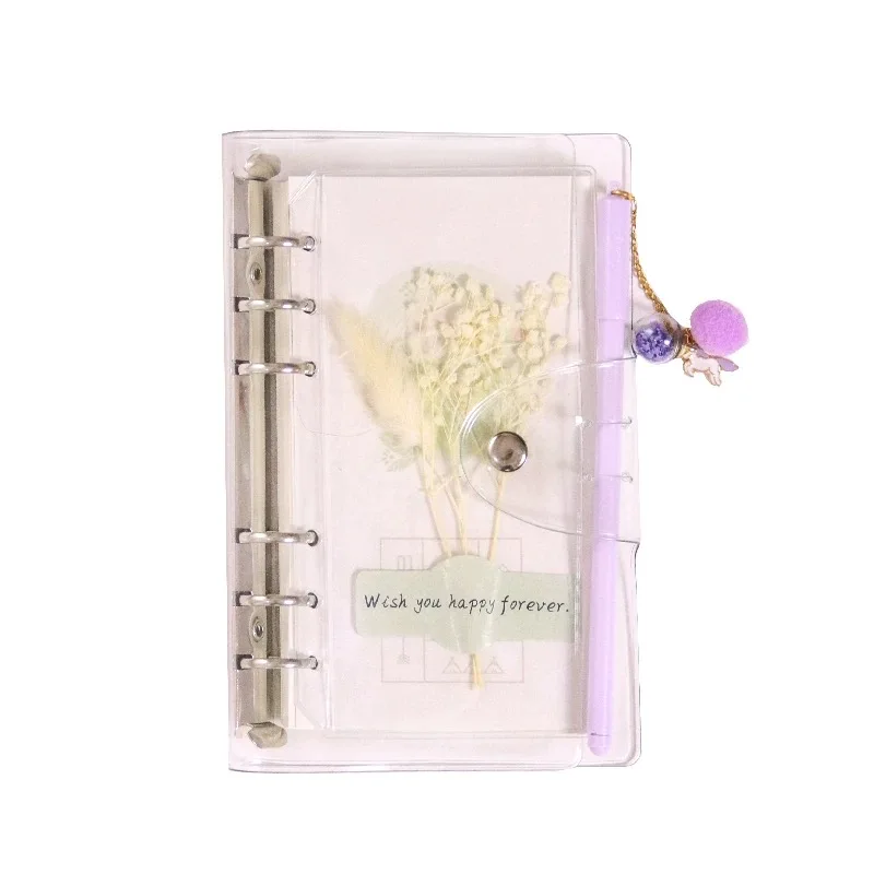 Dry flower white Sharkbang Kawaii A6 Дневник с отрывными листами блокнот Bullet Journal еженедельная ежемесячная записная книжка планировщик дневник эскиз канцелярские принадлежности - Цвет: Dry flower white