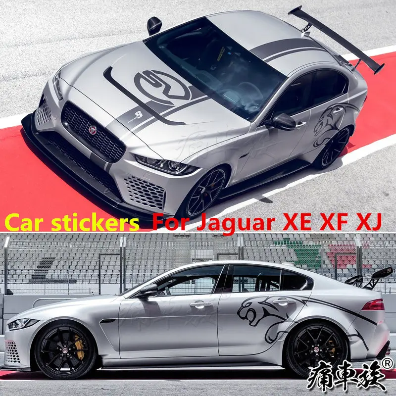 Автомобильные наклейки для Jaguar XE XF XJ XEL цветы украшение внешнего вида | Автомобили