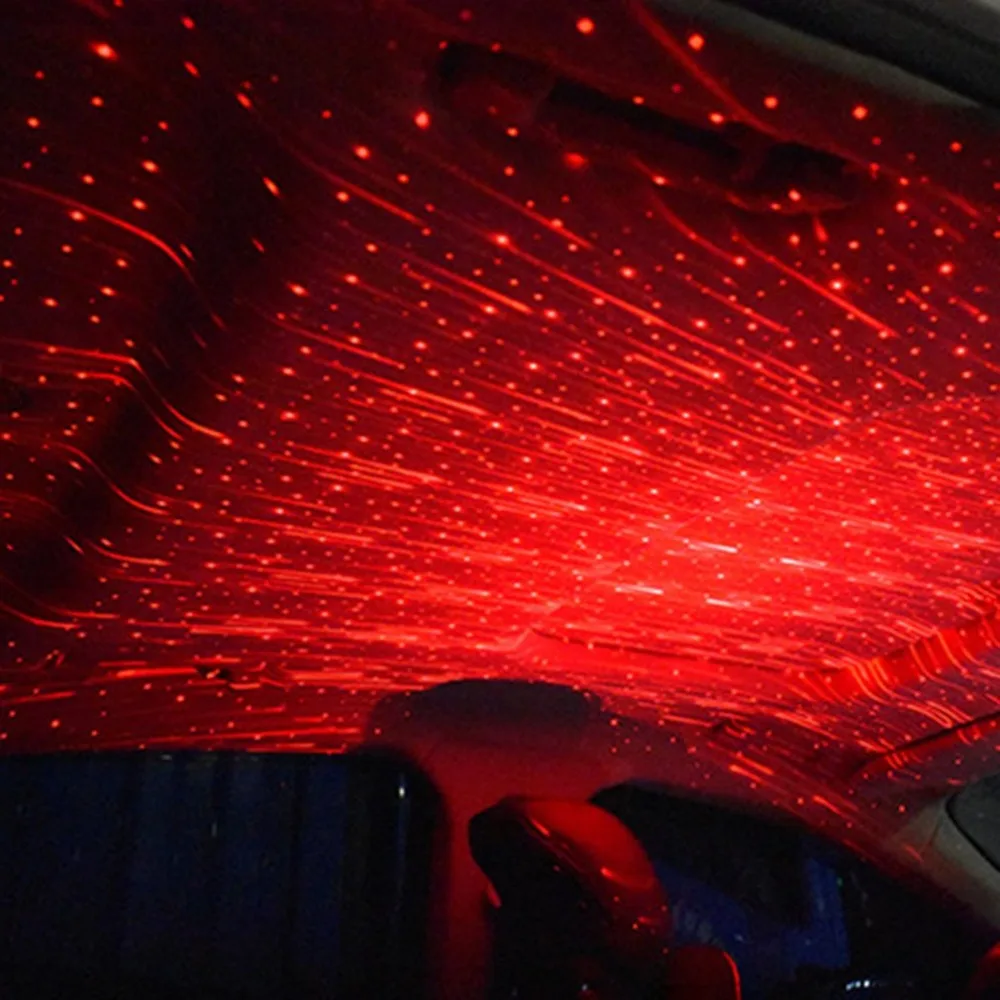 Автомобильный USB светодиодный атмосферный светильник в виде звезды, DJ RGB, Красочный музыкальный звуковой светильник, Рождественский декоративный светильник для интерьера
