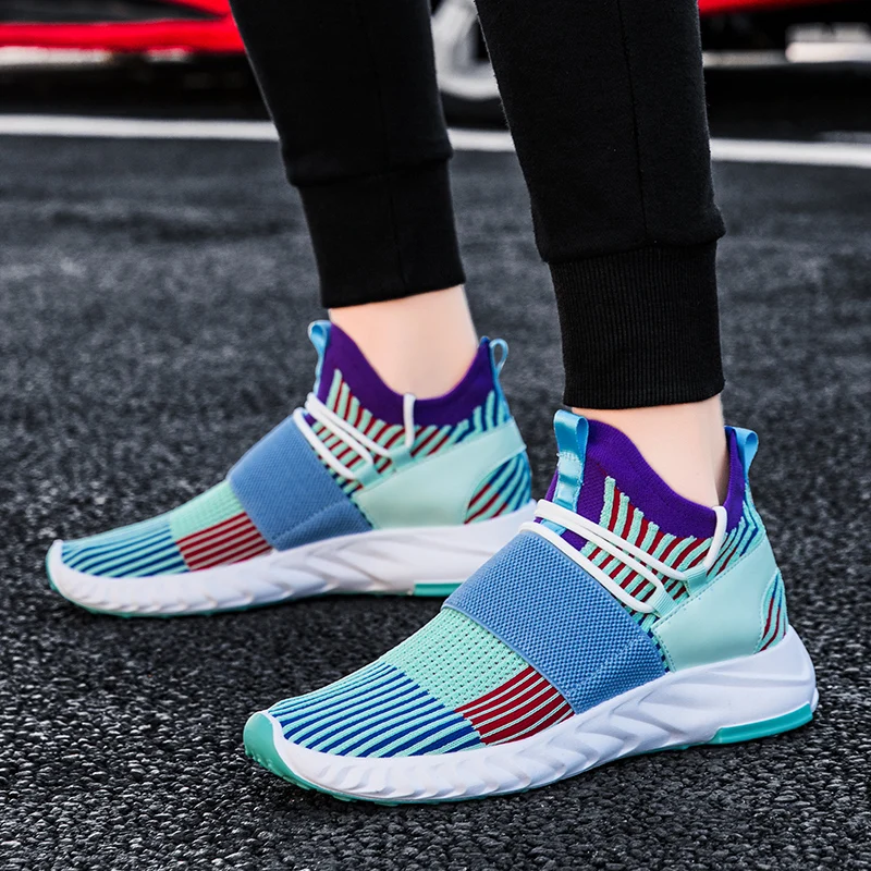 Новинка Мужская повседневная обувь Мужские кроссовки Дышащая высокого качества