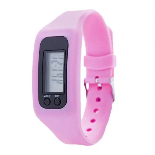 kids Watches Boy’s Girl‘s Universal Silicone LED Digital Electronic Watch Fashion Casual Sports Watch montre enfant reloj niño - Цвет: Розовый
