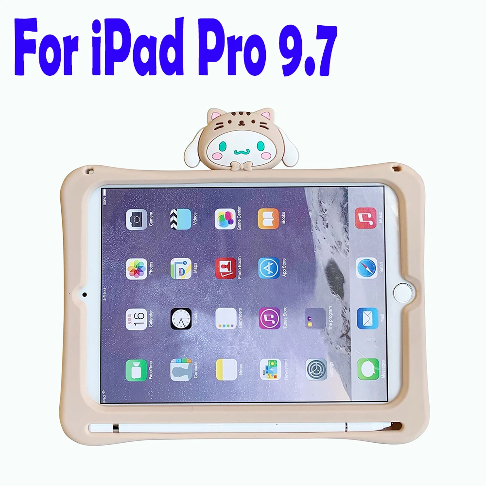 Для iPad 10,2 7th iPad 9,7 Дети чехол Pro 9,7 10,5 силиконовый чехол для iPad Mini 1 2 3 4 iPad 5 Air iPad 1 2 3 Flip смарт-чехол s с ручкой - Цвет: as photo